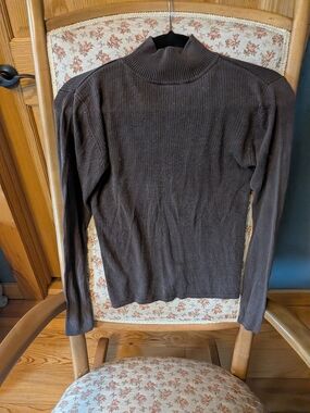 Vintage 100% Silk Turtleneck